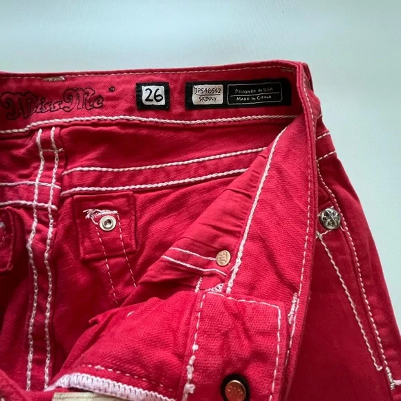Miss Me Skinny Jeans Size 26 - Picture 9 of 11